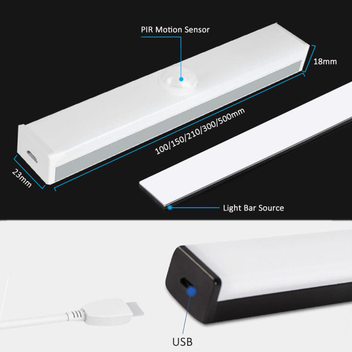 pir-motion-sensor-แสง-usb-ชาร์จภายใต้คณะรัฐมนตรีแสง610142034leds-สำหรับห้องครัวบันไดห้องนอนตู้เสื้อผ้าโคมไฟคืน