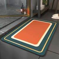 พรมเช็ดเท้ากันลื่น แผ่นดูดซับโคลนไดอะตอม Rectangular Door Mat พรมปูพื้น พรมเช็ดเท้า ไดอะตอมไมต์ พรมกันลื่น พื้นห้องน้ำ พรมห้องน้ำ พรมตกแต่งห้อง พรมแต่งห้องนอน พรมตกแต่งบ้าน พรมเช็ดเท้ากันลื่นซับน้ำอย่างดี Indoor Doormat Non-Slip