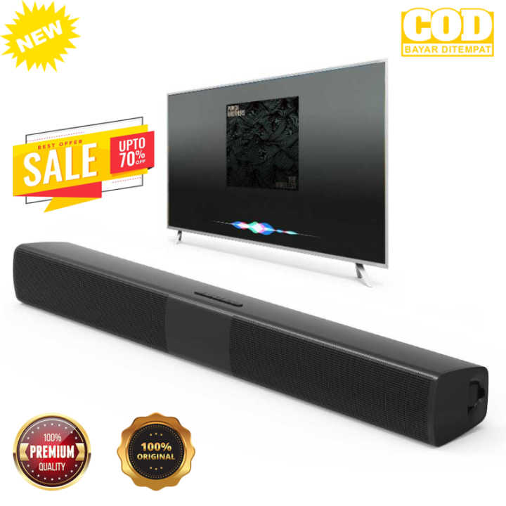 [BARU!] Soundbar Speaker Bluetooth Home Theater Stereo Bass Subwoofer