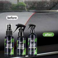 Car Interior Plastic Leather Cleaning Spray 1Pc Refurbishment Agent Solution Best For Carpet Upholstery Automobile Accessories Cleaning Tools