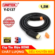 Cáp HDMI 1.4 UNITEK Hổ Trợ 3D, 4K Dài 1.5M Y-C 137M thumbnail