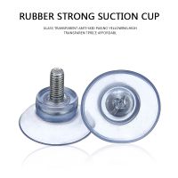 【cw】 10pcs/lot Transparent Rubber Strong Suction Cup For Glass Table Tops Wall Home Hooks W/Screw