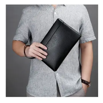 Man bag YSLMY Korean Mens Clutch Men Hand Bag Fashion Clutch Men  LeisureBusiness Clutch IPADBag Black Prices and Specs in Singapore, 10/2023