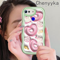 Chenyyka เคสเคสสำหรับ Honor V30 V20โปรการ์ตูน3D น่ารักลายรักสีสันความคิดสร้างสรรค์ลายคลื่นขอบเคสโทรศัพท์แบบใสนุ่มป้องกันเลนส์กล้องกล่องกันกระแทกซิลิโคนเคสโปร่งใส