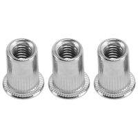 20 Pcs 304 Stainless Steel Rivet Nut Rivnut Insert Nutsert M6x15mm