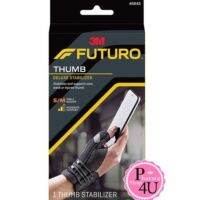 ✘❂ Futuro Deluxe Thumb Stabilizer อุปกรณ์พยุงนิ้วหัวแม่มือ ฟูทูโร่ ปรับกระชับได้ S-M L-XL(สีดำ)