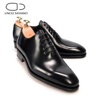 Uncle Saviano Oxford Dress Man Business Shoe Fashion Designer Handmade Wedding Formal Leather Best Men Shoes