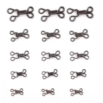 10 Sets Sewing Hooks and Eyes Closure Skirt Adjustable Hook Bar