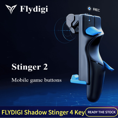 ต้นฉบับ Flydigi Shadow Stinger ทริกเกอร์2รุ่นตัวควบคุมเกม CapAir แผนที่2ปุ่มเกมมือถือซ้ายขวาเกมแพดทริกเกอร์ยิง Flydigi Stinger 2จอยสติ๊กสำหรับ PUBG COD
