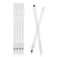 #White ดินสอเขียนขอบตาพร้อมหัวฟองน้ำ Perfect Double-Head Cosmetic Pencil เนื้อครีมแบบเหลา เขียนง่ายเพื่อความสว่างสดใส