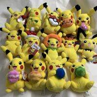 10ชิ้น/ล็อตตุ๊กตา Pokemon Pikachs ตุ๊กตา20ซม. อะนิเมะ Kawaii ยัดของเล่นของขวัญวันเกิดคริสต์มาสเด็ก