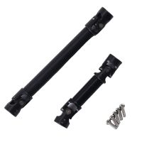 RCXAZ 2PCS Rc Car Hardened Steel Center Drive Shaft for 1/24 RC Crawler Axial SCX24 Jeep Gladiator AXI00005 Upgrade Parts