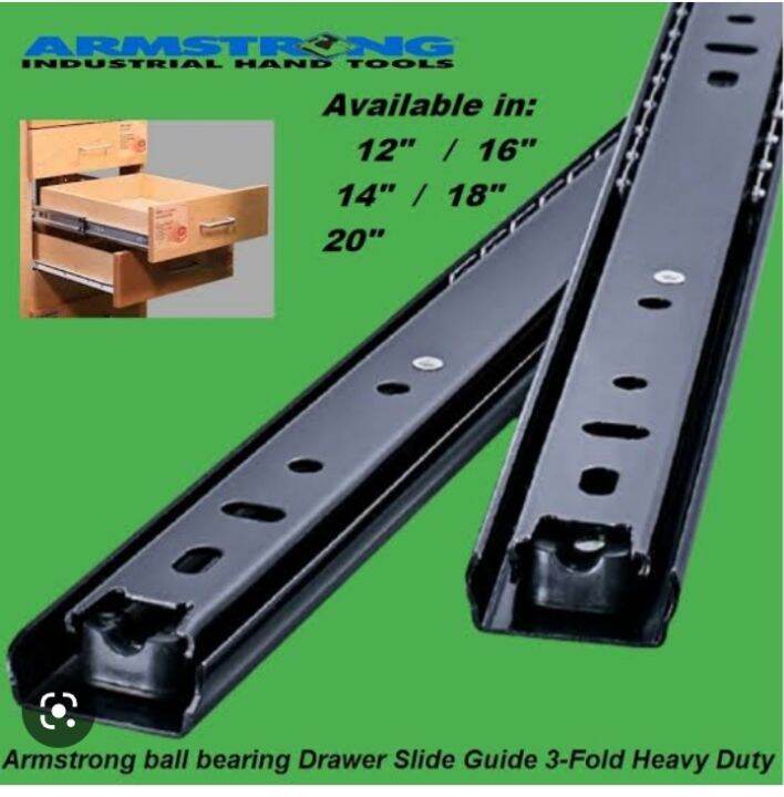sunrise /armstrong ball bearing drawer slide guide 3FOLD Lazada PH