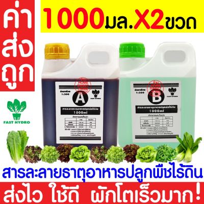 *ค่าส่งถูก* สารละลาย AB (สูตร 1ลิตร) ไฮโดรโปนิกส์ เอบี ธาตุอาหาร น้ำ ผักไฮโดร Hydroponics ผักสลัด ผักไทย ผักจีน ปลูกพืชไร้ดิน ปลูกผักไฮโดร