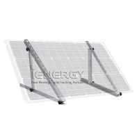 DIY Adjustable Rv Rack Folding Tilt 350w Portable Aluminium Metal Solar Panel Mounting Bracket For Caravan Boat Off-Grid