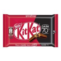 ?Import food? (1 Pc) Nestle Kitkat Dark Chocolate 70% Bar 41.5g เนสท์เล่ คิทแคท เวเฟอร์เคลือบดาร์กช็อกโกแลต 41.5กรัม