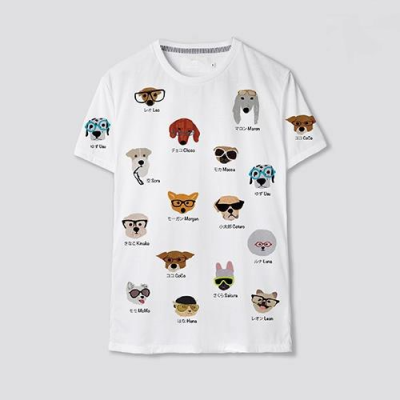 dog tshirt MUUNIQUE Graphic P. T-shirt เสื้อยืด รุ่น GPT-196 👕🛒