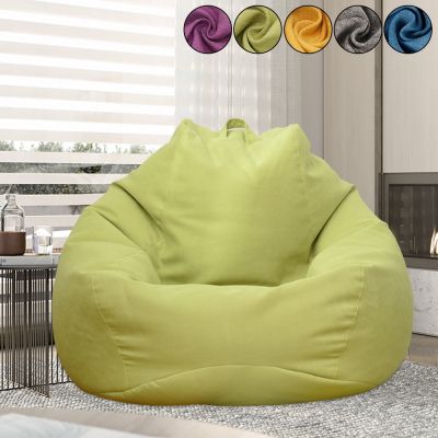 hot！【DT】⊙  Lazy Sofa Cover Covers Filler Lounger Pouf Puff Couch Room Beanbags