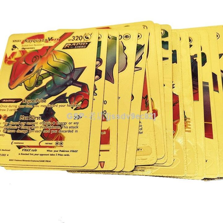 10ชิ้น-vmax-gx-ฝรั่งเศสเยอรมันทองการ์ดโปเกม่อนการ์ดเกมคอลเลกชันสเปน-charizard-pikachu-การ์ดสะสมหายาก-stockjssdv9ec82พร้อมใช้งาน