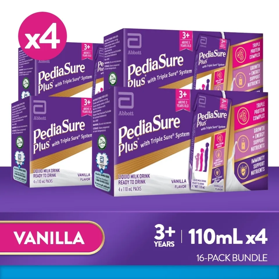 PEDIASURE VAINILLA LIQ 16PACK