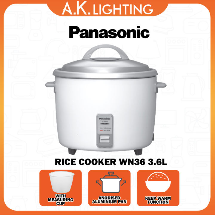 Panasonic Rice Cooker SRWN36 3.6L Lazada