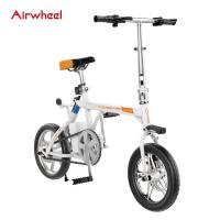 จักรยานไฟฟ้าพับได้ Airwheel R3 Electric folding smart bike จักรยานไฟฟ้าปั่นได้ ถอดแบตเตอรี่ได้ ชาร์จโทรศัพท์ได้ พับง่ายประหยัดพื้นที่ สามารถปั่นได้ 3 ระบบ (สีขาว)