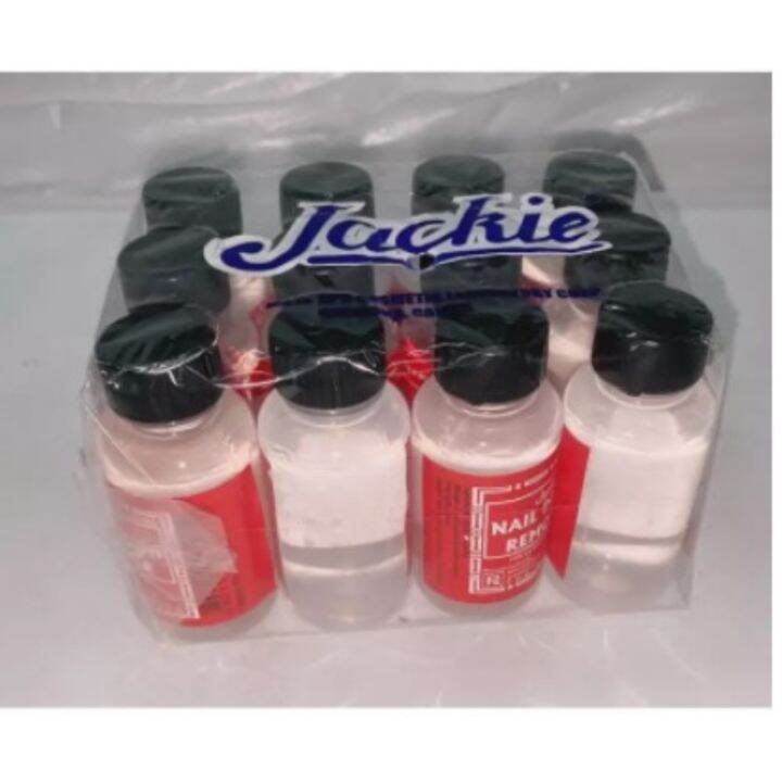 Jackie Nail Polish Remover Acetone 30ml 12pcspack Lazada Ph