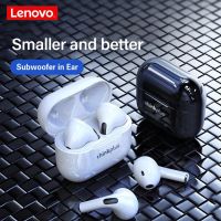 【Audio player】 หูฟังไร้สายบลูทูธ LP40ดั้งเดิมของ Lenovo มีสองเสียงสเตอริโอลดเสียงเบสแบบสัมผัส IP54สแตนด์บายได้นาน