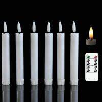 36pcs 3D Wick 18CM Flameless Led Candlesticks Flickering Led Taper Light Window Candles w/Remote control amp;Timer function H7.5 quot;