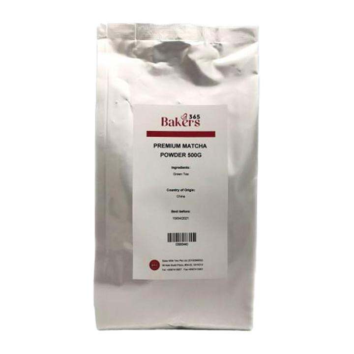 Bake With Yen Bakers 365 Premium Matcha Powder 500G Lazada Singapore