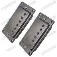 A Set of 2 Guitar Humbucker Double Coil Pickups For Guitar,Bridge &amp; Neck Pickups (Black Cover With Black Frame)