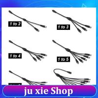 JuXie store 12V DC Power Splitter Extension Cable 5.5x2.1mm Jack Plug Male Female Connector for CCTV Camera LED Light Strip