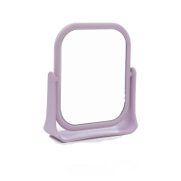 Folding Plastic Mirror New Double-sided Rotating Vanity Mirror Small Fresh and Pure Color Folding Makeup Desktop Small Mirror