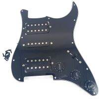 【CW】 3 Ply Holes Prewired Pickguard Guard Plate with HSH Pickup Strat Electric Repair parts