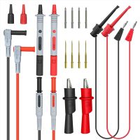 P1308B 18PCS Test Lead Kit 4MM Banana Plug Test Hook Cable Replaceable Multimeter Probe Alligator Clip