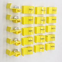 ][= 20Pcs Lock Wire Electrical Cable Connector Yellow Insulated Quick Splice Terminals Crimp For Car Electrical Crimp Cable Snap