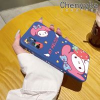 เคส Chenyyka สำหรับ Xiaomi POCO M3 Pro 4G 5G Redmi Note 10 5G Note 10T Note 11 SE 5G เคสการ์ตูนลายเมโลดี้ที่สร้างสรรค์เคสโทรศัพท์บางดีไซน์ใหม่ที่ป้องกันขอบสี่เหลี่ยมเคสนิ่มฝาครอบปลอกซิลิโคนกันกระแทกเคส