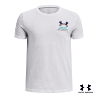 Under Armour UA Boys Performance Logo Short Sleeve อันเดอร์ อาร์เมอร์ เสื้อออกกำลังกายสำหรับเทรนนิ่ง สำหรับเด็กผู้ชาย