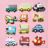 ✤❏☫ 12Pcs/Set PVC Rubber Car Stickers Magnetic Magnets for Fridge Creative Fridge Magnets for Children Cartoon Learning Sticker