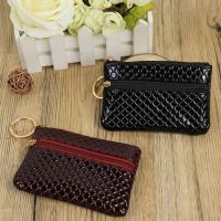 ♣ Ultra-Thin Coin Purse Women Pu Leather Small Wallet Female Zipper Change Pouch Mini Coin Credit Card Key Ring Wallet Money Bags