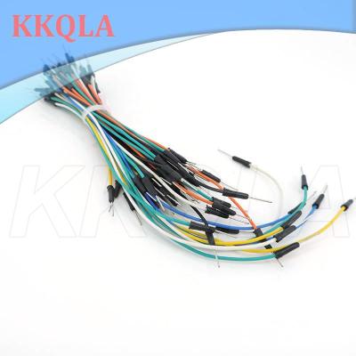 QKKQLA 1/3set 65pcs/Lot Mixed Jumper wires Male to Male Solderless Flexible Breadboard connector Cable Bread plate line test lead wire