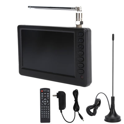 LEADSTAR Pocket Digital TV 5‑Inch Remote Control Signal Receiving ATV FM Portable TV US Plug 110‑220V