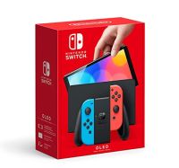 Nintendo Switch OLED Model with Neon Red &amp; Blue Joy-Con [Thai]