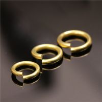 【YF】∏✴  50pcs brass O ring seam Round jump Garments shoes Leather craft bag Jewelry findings repair connectors