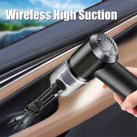 【LZ】❆❍♤  Wireless Car Vacuum Cleaner 6000pa Handheld Auto Vacuum Use Cleaner Home And Mini Car With Dual Battrery Built-in Vacuum Y6I8