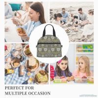 William Morris Print Insulated Lh Bag Vintage Flower Pattern Thermal Bento Container For Outdoor Picnic Storage Food Box