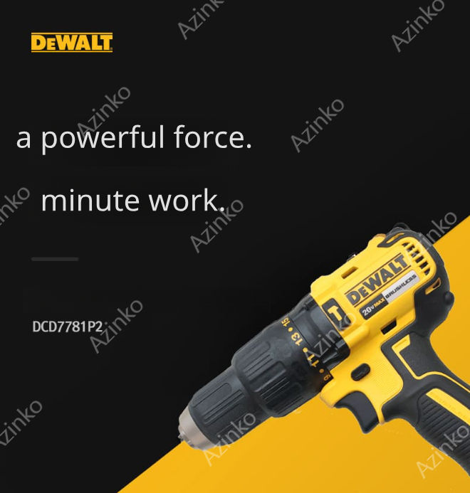 dewalt-20v-ค้อนเอนกประสงค์ชุดสว่านแบตเตอรี่2ก้อน