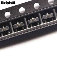 MCIGICM 50pcs tl431 smd sot-23 tl431a sot23 ทรานซิสเตอร์