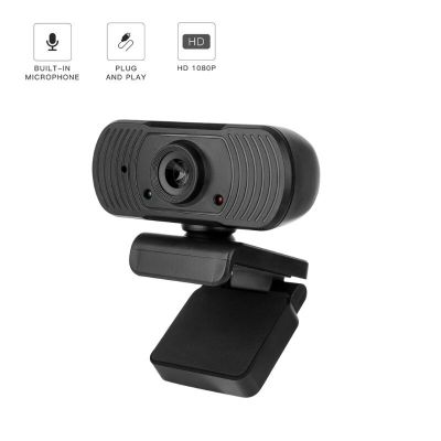 ZZOOI 1080p Driver-free Laptop Computer Web Cam Webcam USB Camera Network USB Live Broadcast Camera with Microphone Speaker