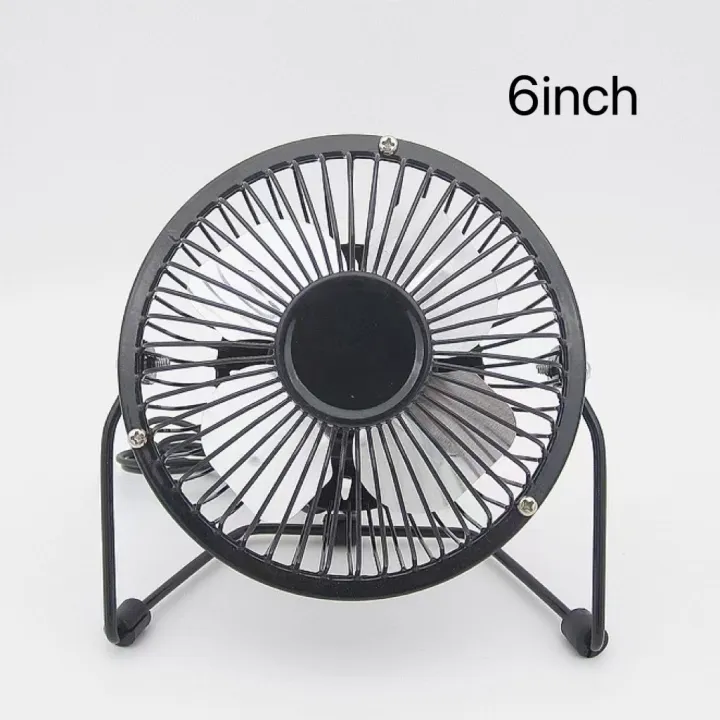 Mini Fan Personal Fan,Mini Fan Metal Design, Quiet Operation 4" USB